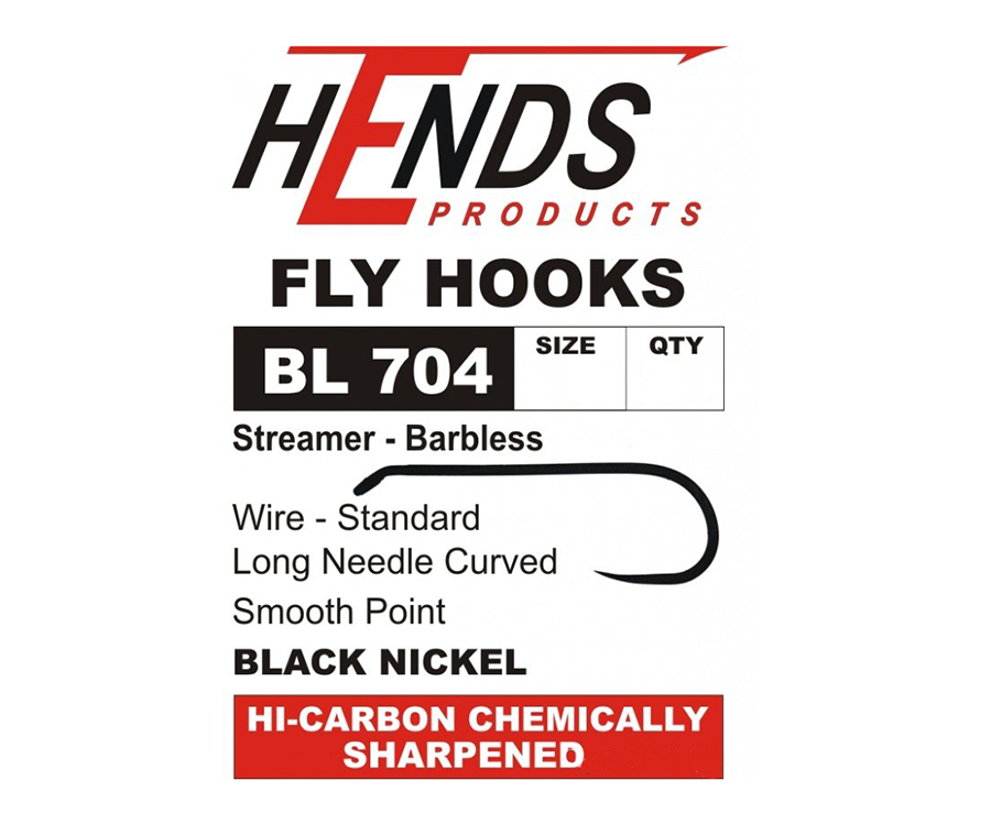 Крючки Hends Products Fly Hooks BL 704 №4 25шт