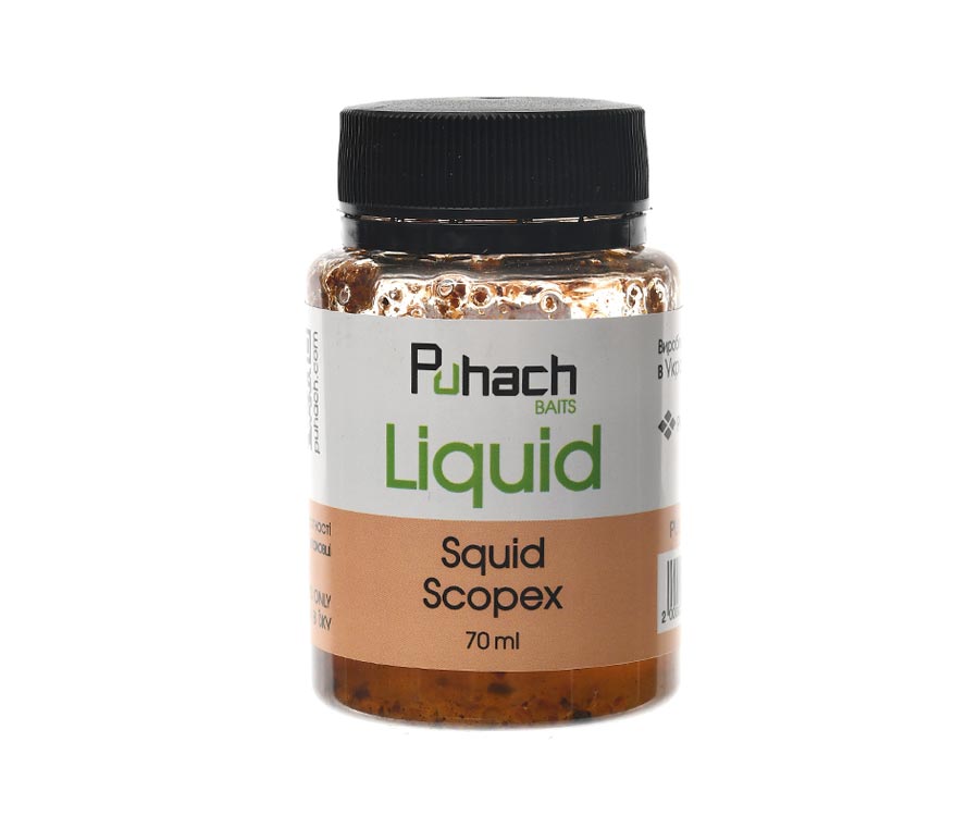 Ликвид PuhachBaits Liquid 70мл Squid Scopex