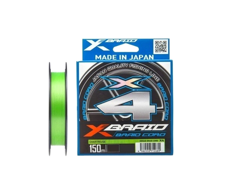Шнур YGK X-Braid Braid Cord X4 #2.0 150м