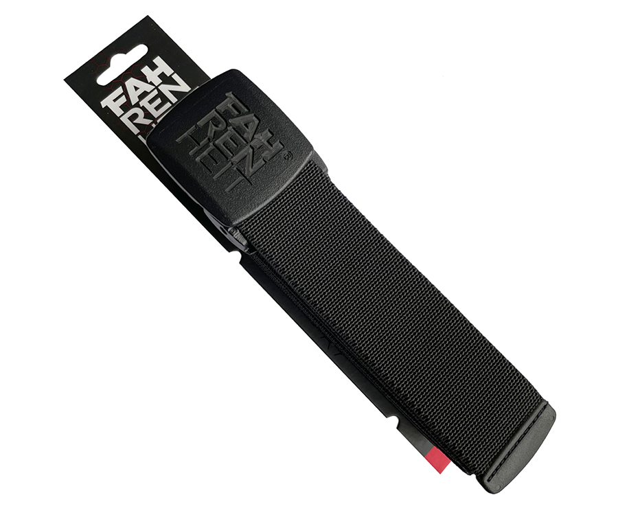 Пояс эластичный Fahrenheit Stretch Belt Logo Black 120см