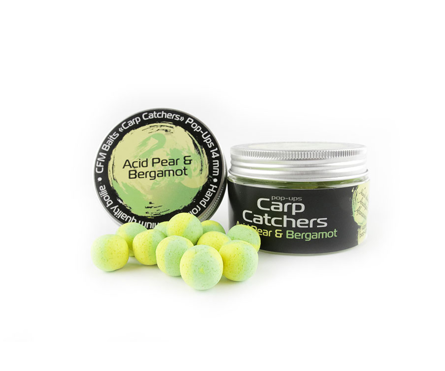 Бойли pop-up Carp Catchers Acid Pear&Bergamot 14мм