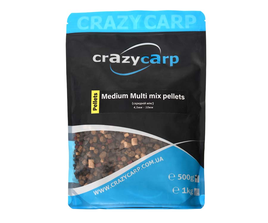 Стик-микс Crazy Carp Medium Multi Mix pellets 4.5-10мм