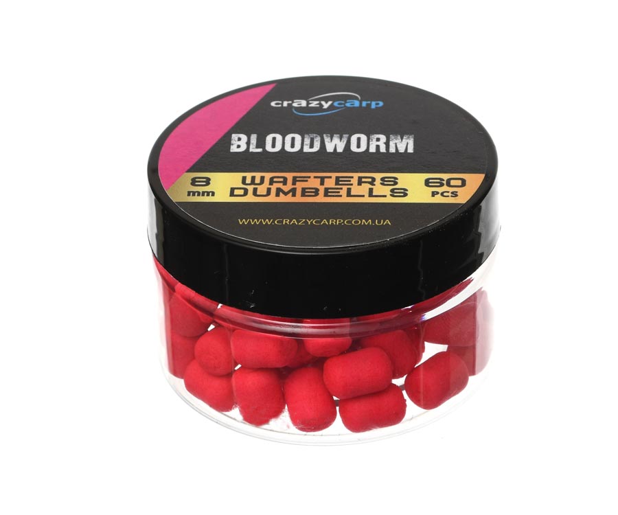 Бойлы Crazy Carp Wafters Dumbbells Bloodworm 8мм