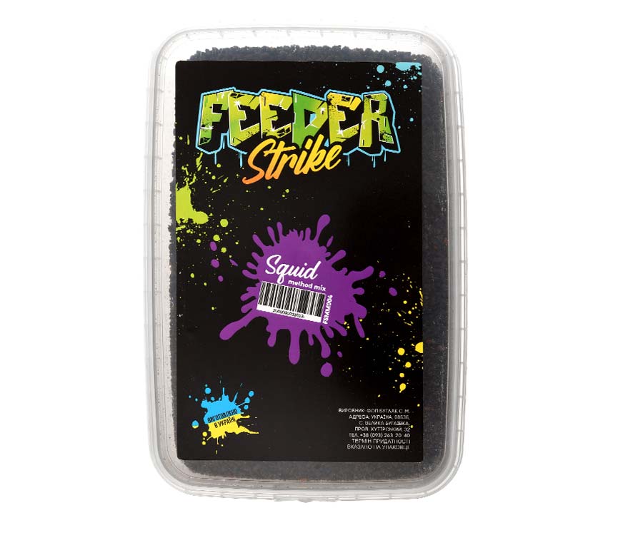 Метод-мікс Feeder Strike Method Mix 400г Squid