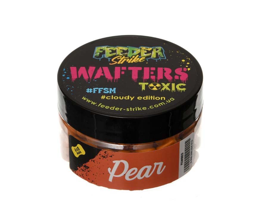Бойли Feeder Strike Wafters Toxic 6x8мм Pear