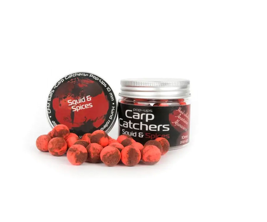 Бойлы Carp Catchers pop-up Squid&Spices 8мм