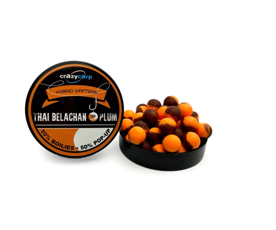 Бойли Crazy Carp Hybrid Wafters Thai Belachan & Plum 15мм