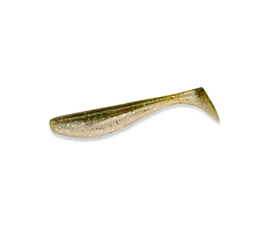 Виброхвост Fishup Wizzle Shad 5" #202 Green Pumpkin/Pearl