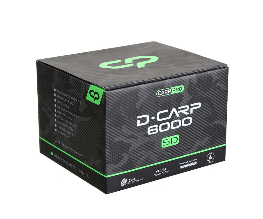 Катушка Carp Pro D-Carp 6000 SD New