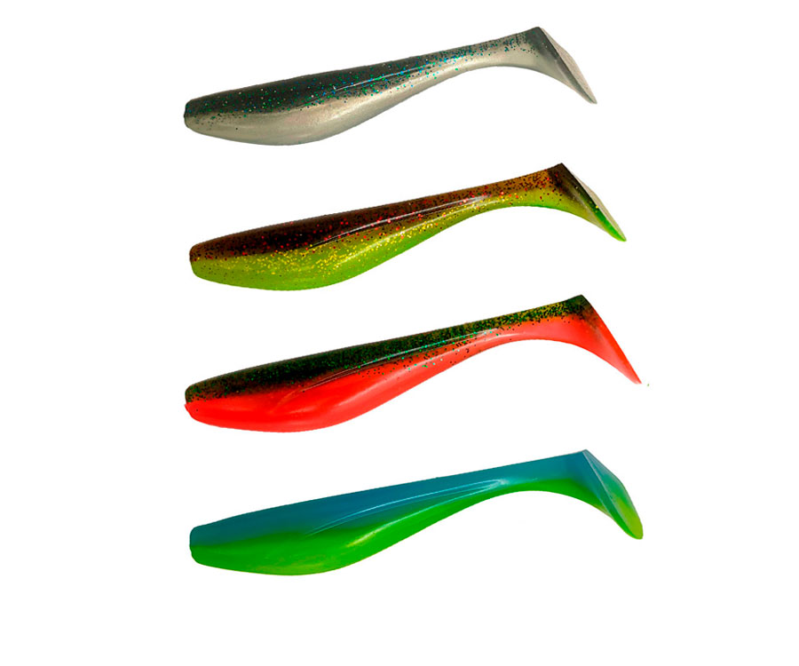 Виброхвост Fishup Wizzle Shad 5" #MIX01 201, 203, 205, 206