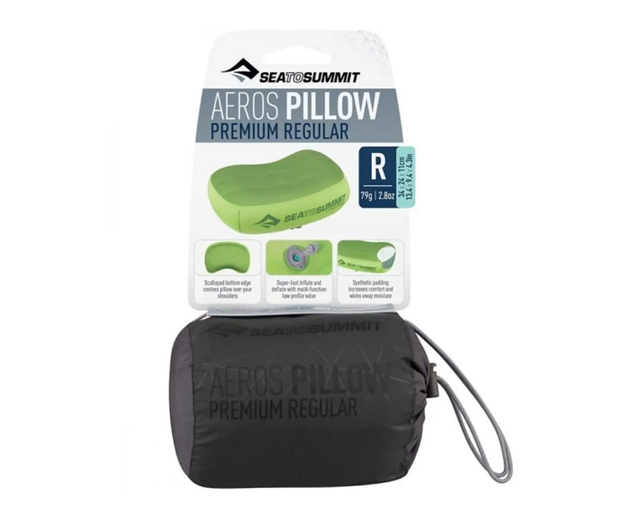 Подушка Sea to Summit Aeros Premium Pillow Lime