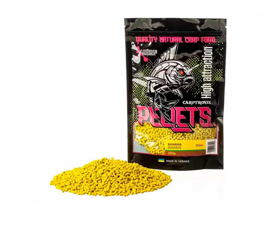 Пелетс Carptronik Method/Stik Mix Pellets Banana 3мм 250г