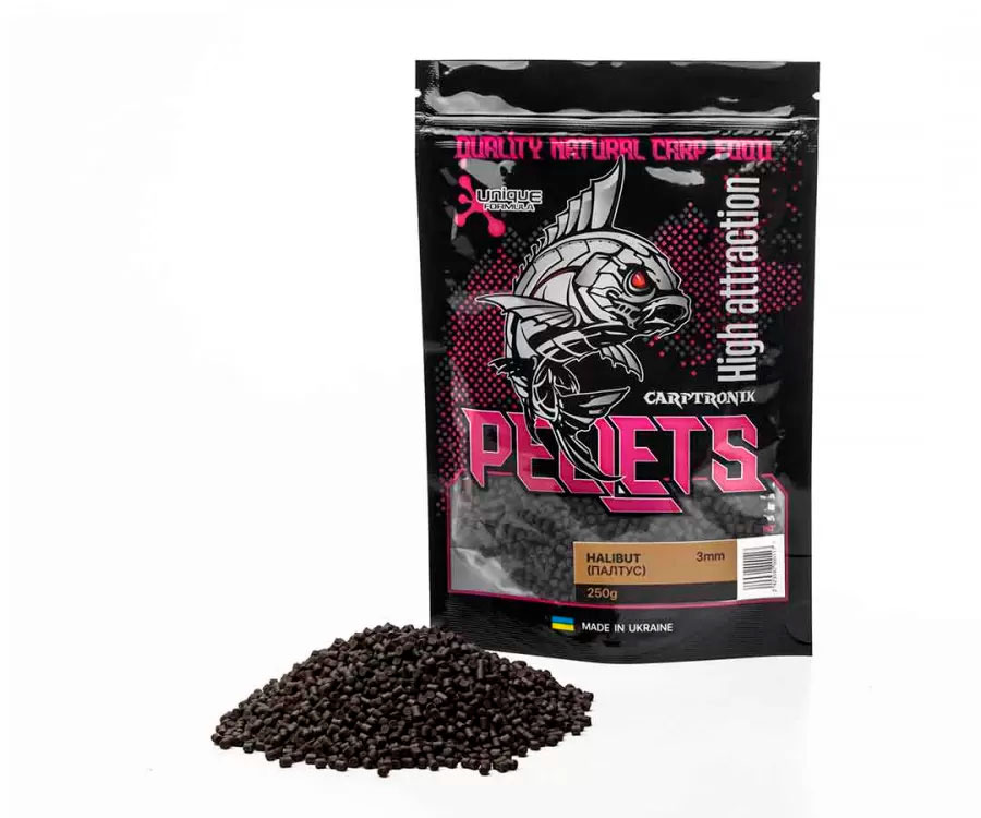 Пелетс Carptronik Method/Stik Mix Pellets Halibut 3мм 250г