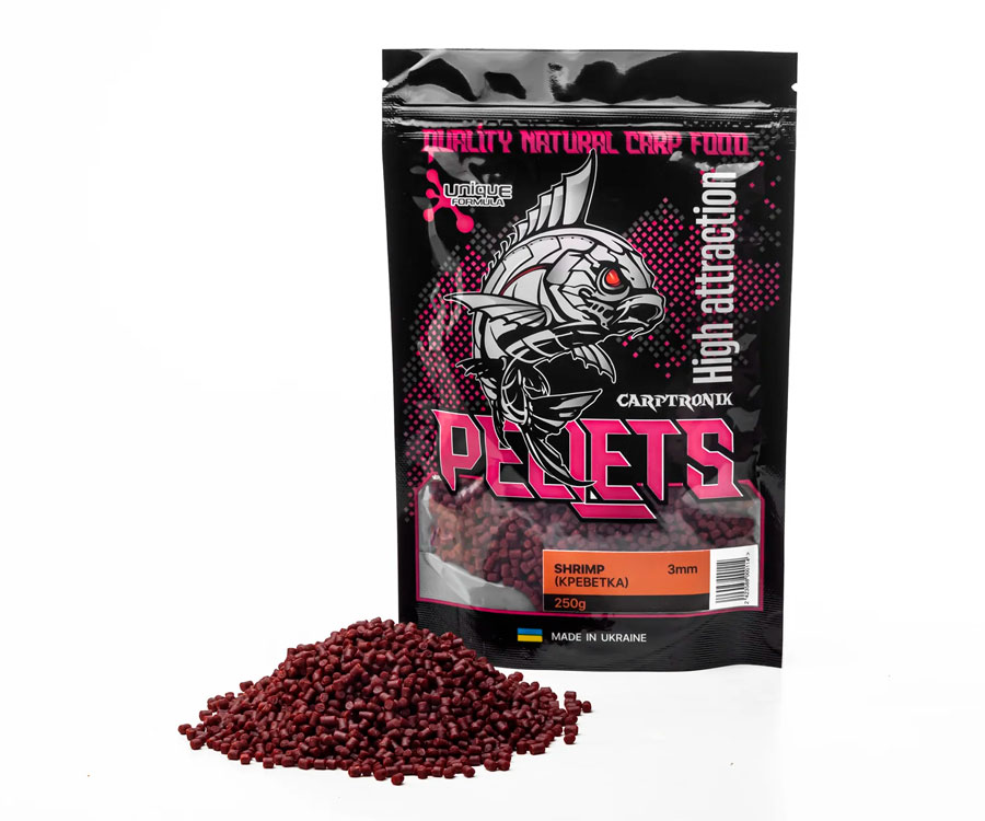 Пелетс Carptronik Method/Stik Mix Pellets Shrimp 3мм 250г