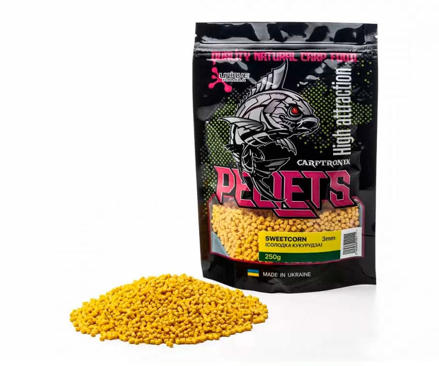 Пелетс Carptronik Method/Stik Mix Pellets SweetCorn 3мм 250г