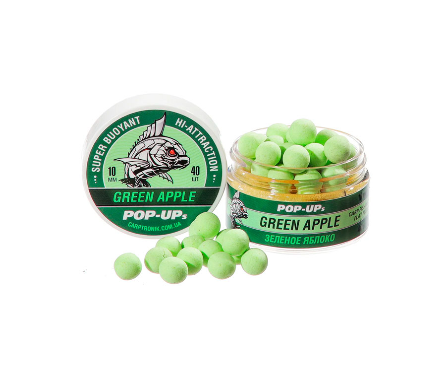 Бойлы Carptronik Pop-up 10мм Green apple