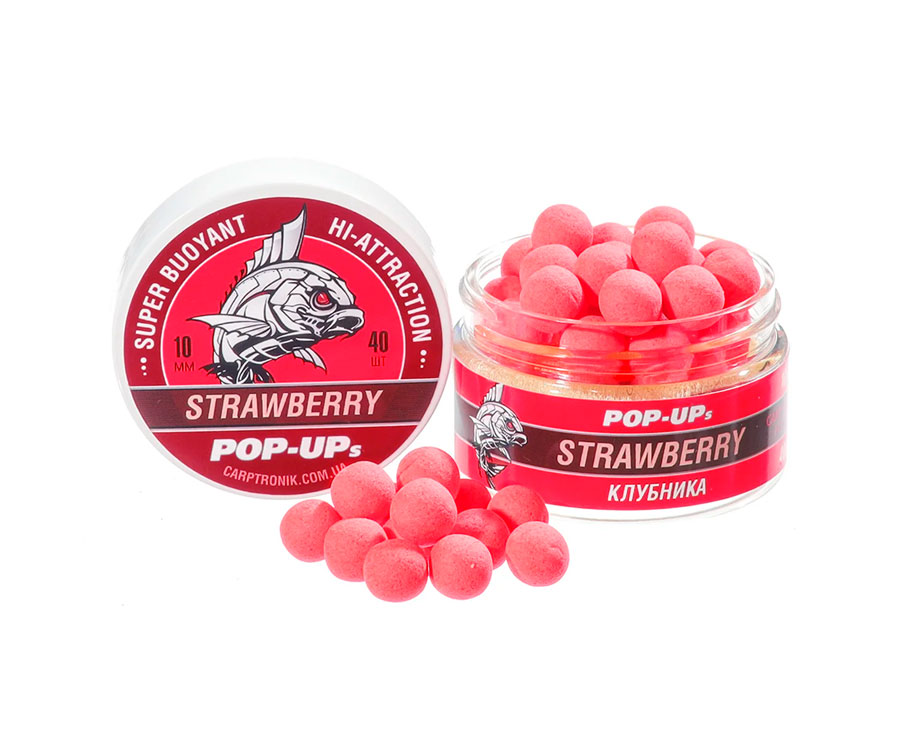 Бойли Carptronik Pop-up 10мм Strawberry