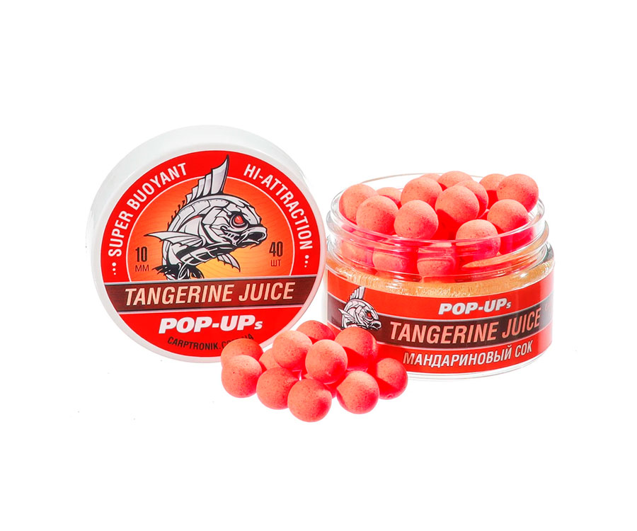 Бойлы Carptronik Pop-up 10мм Tangerine juice