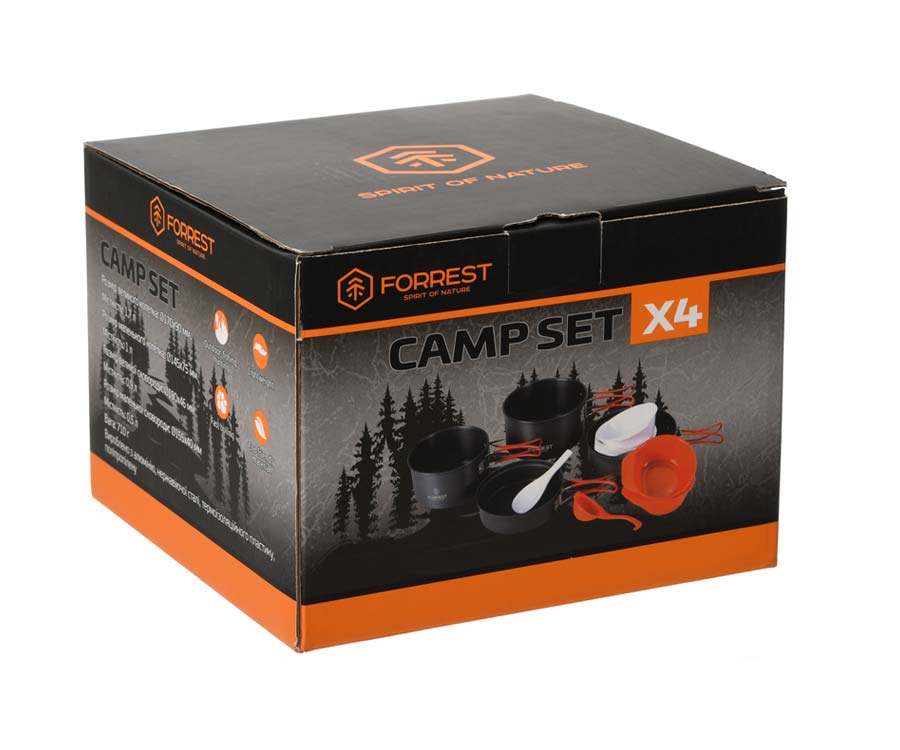 Набір посуду Forrest Camp Set X4