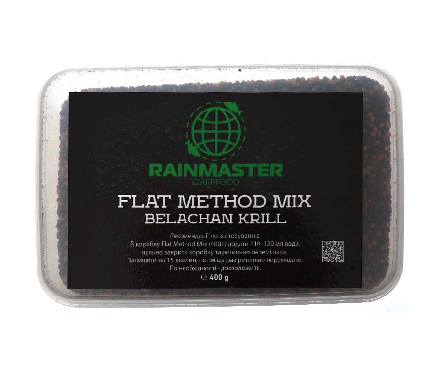 Прикормка Rainmaster Flat Method Mix Belachan Krill