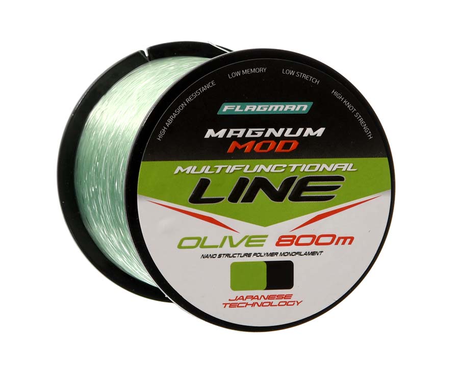 Леска Flagman Magnum Mod Main Line Olive 800м 0.35мм
