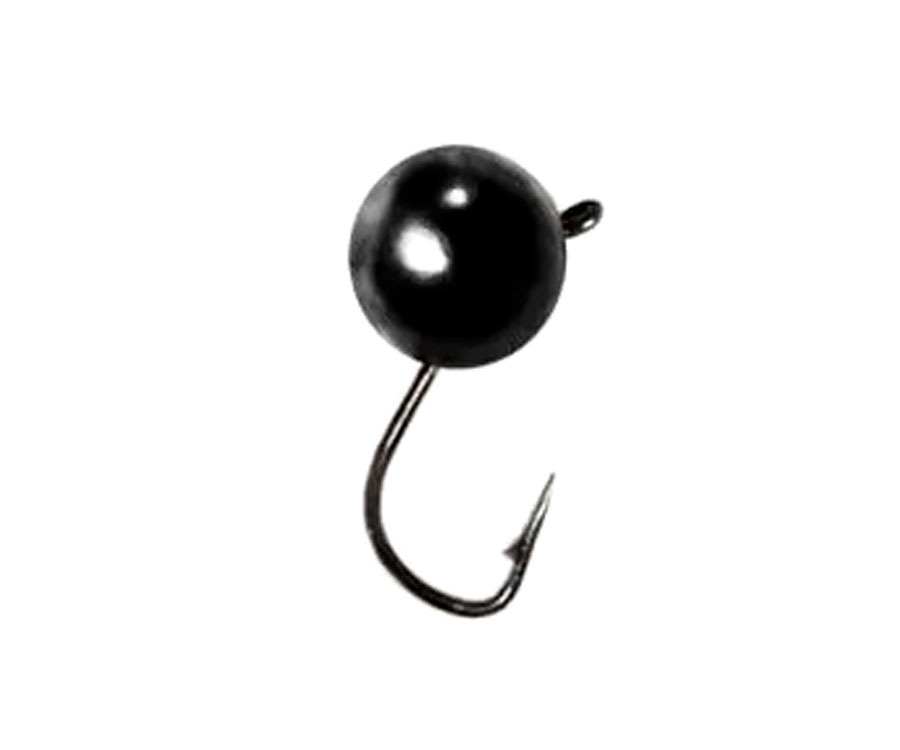 Мормишка Acoustic Baits «Куля з вушком» Ø3мм #16 0.2г Black