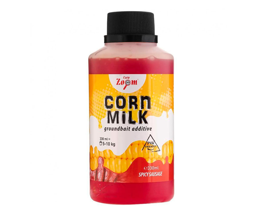 Ликвид Carp Zoom Corn Milk Spicy Sausage 330 мл