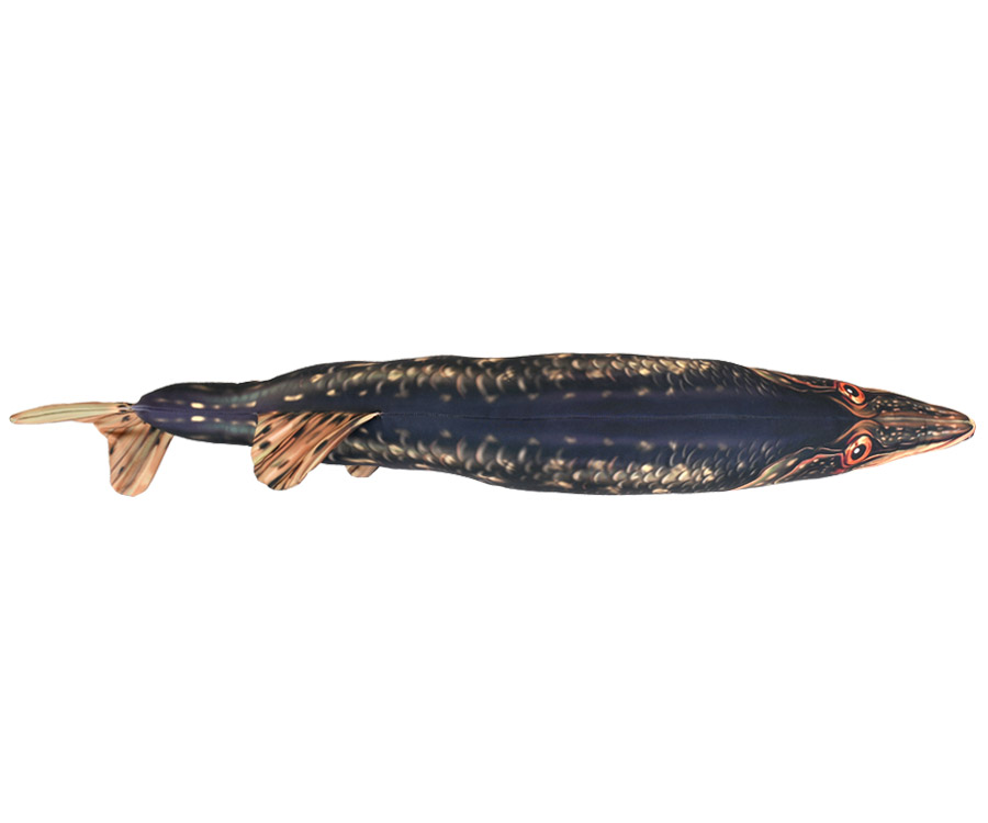 Подушка-іграшка Flagman Риба "Щука" 110x25см