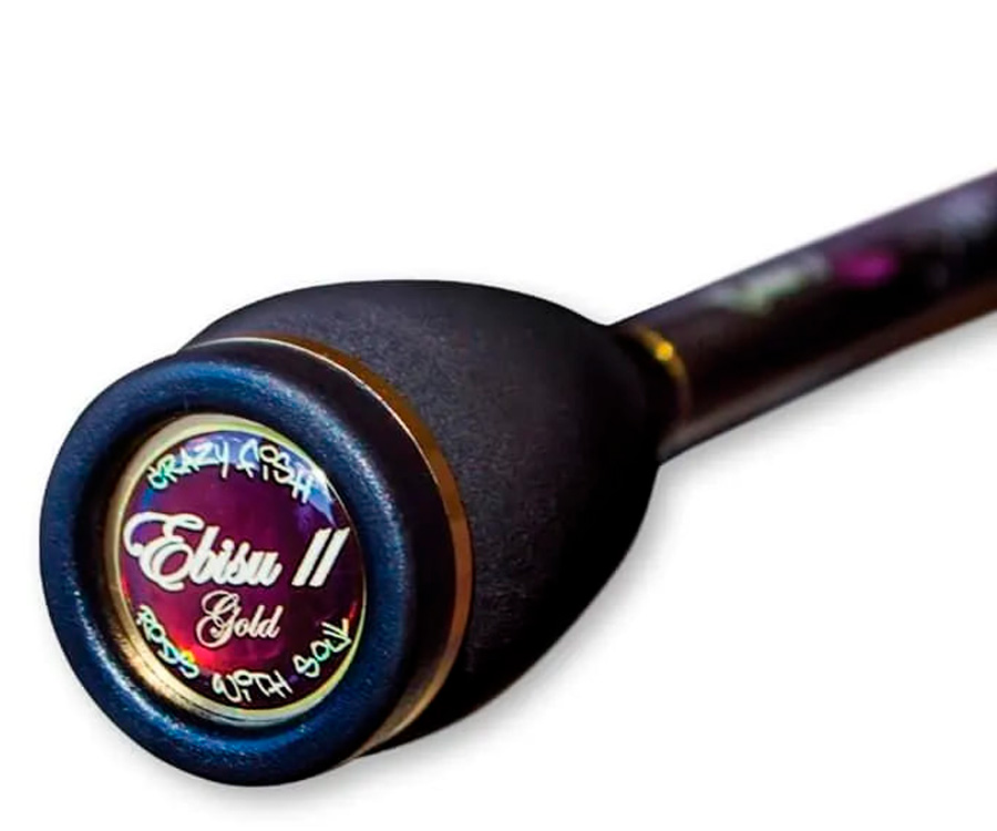 Спінінгове вудлище Crazy Fish Ebisu II Violet SV 662 UL Light Game New Style 198см 0.6-5г