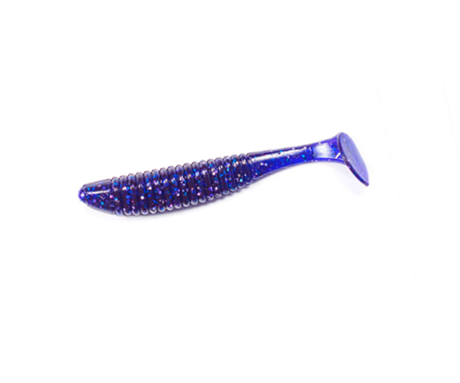 Виброхвост Angry Baits Shiner 3" Violet UV