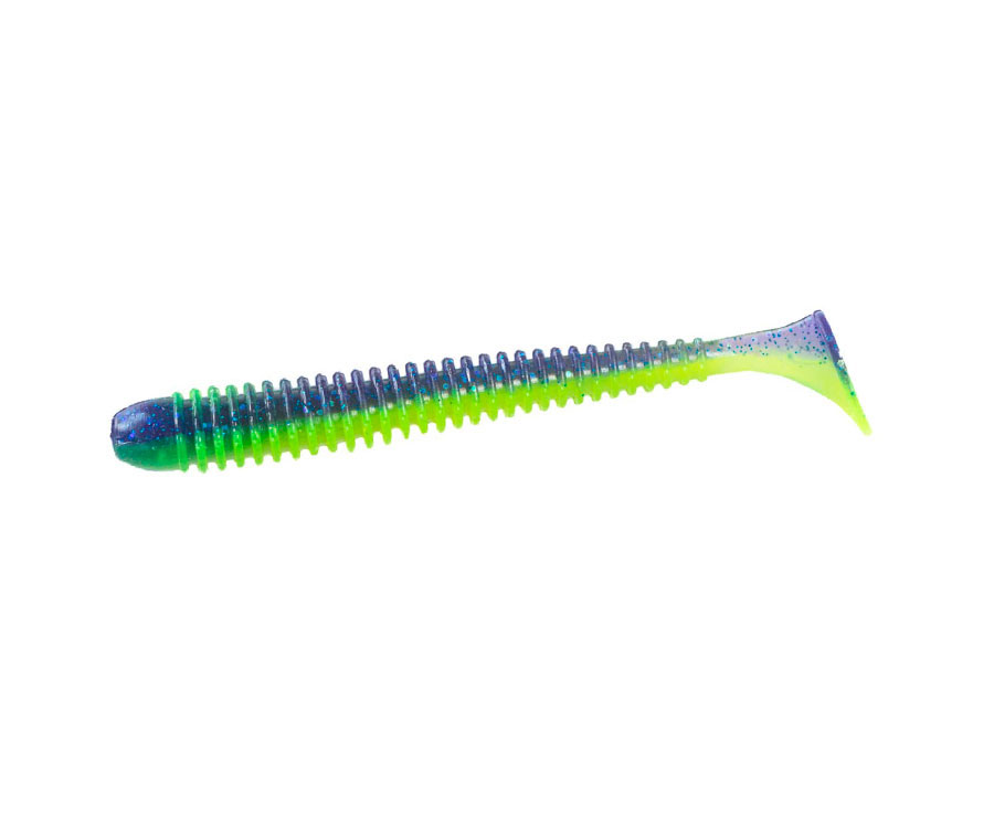 Виброхвост Angry Baits Zander Worm 3" Acid Violet UV