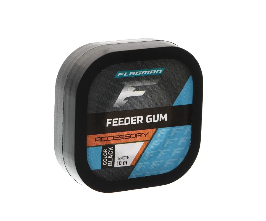 Амортизатор Flagman Feeder Gum Black 0.8мм 10м
