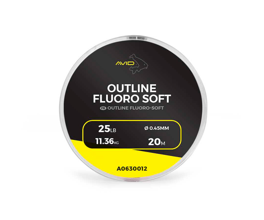 Повідковий матеріал Avid Carp Outline Fluoro-Soft 20м 0.45мм