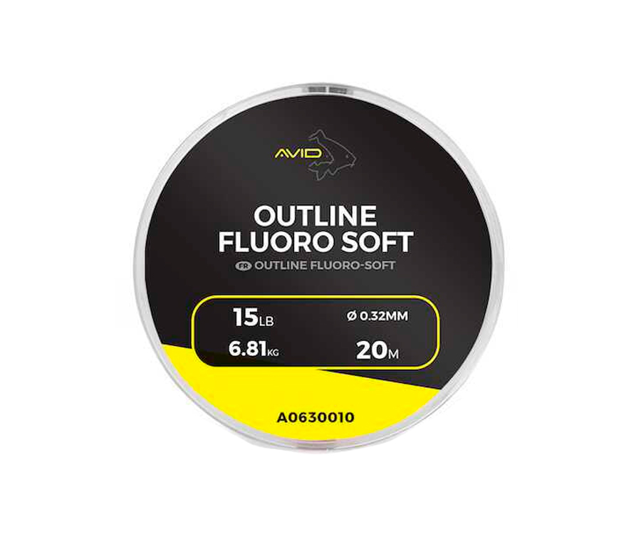 Повідковий матеріал Avid Carp Outline Fluoro-Soft 20м 0.32мм
