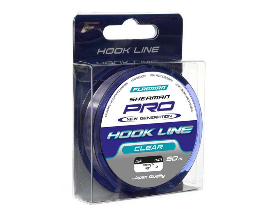 Леска Flagman Sherman Pro Hook Line New Generation 50м 0.230мм