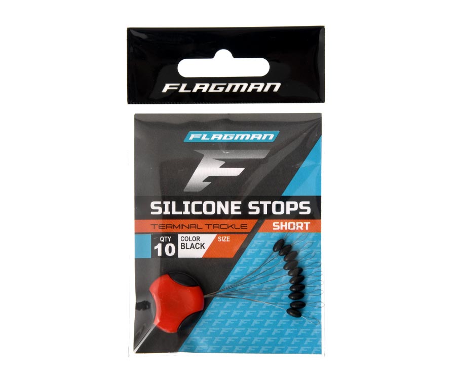 Стопори для жилки короткі Flagman Silicon Short Stops S