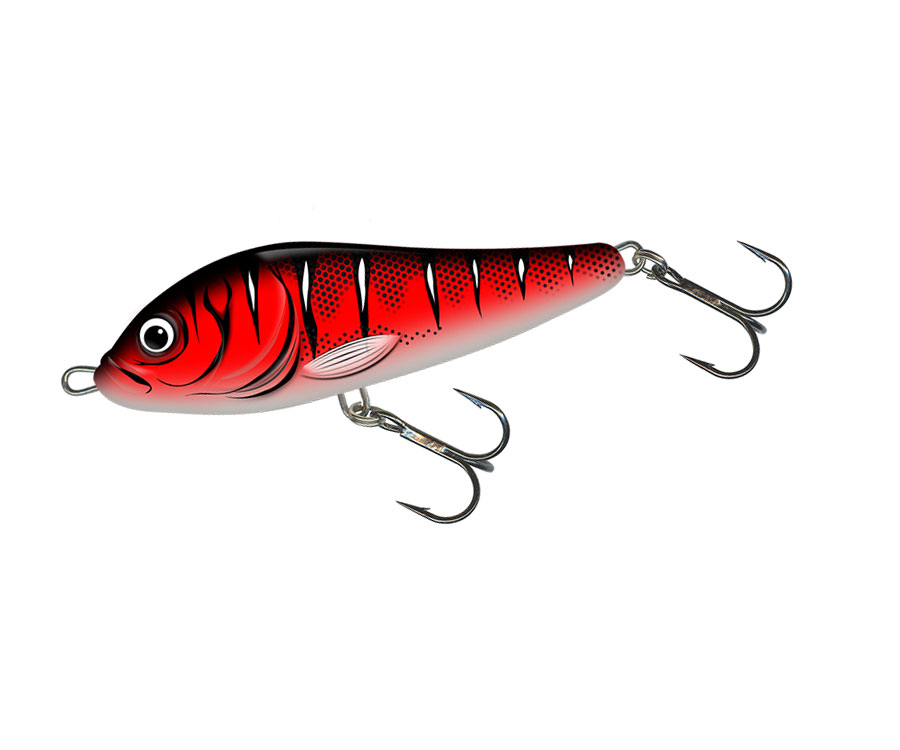 Воблер Salmo Salmo Rattlin' Slider 80 Sinking Red Wake