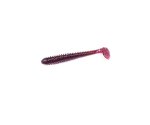 Виброхвост Angry Baits Zander Worm 3" Grape UV