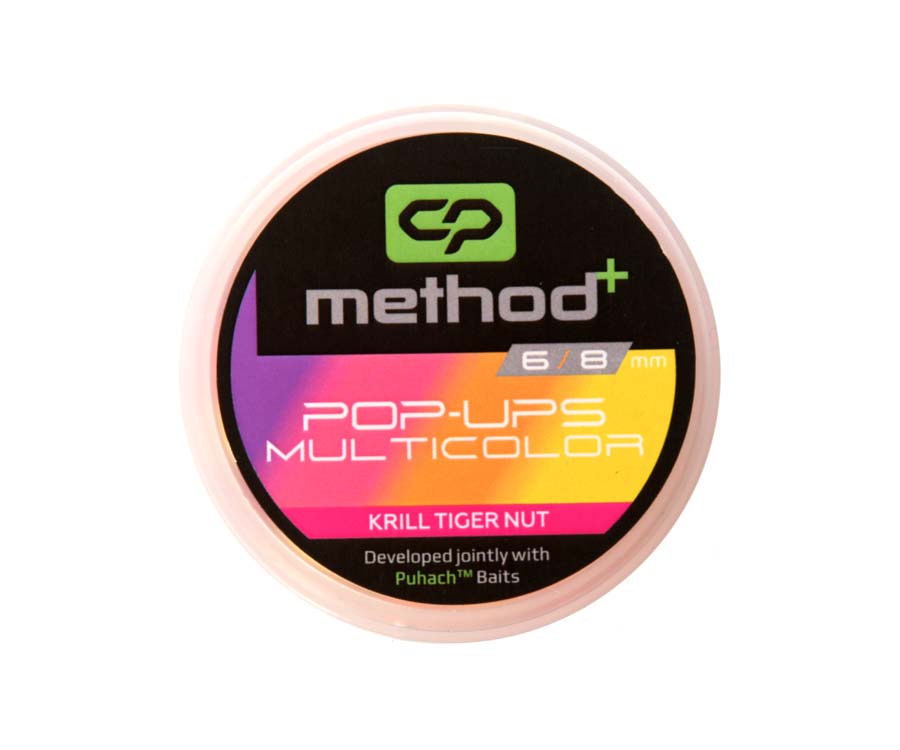Бойлы Carp Pro Method⁺ Multicolor Pop Ups 8/6мм Krill Tiger Nut