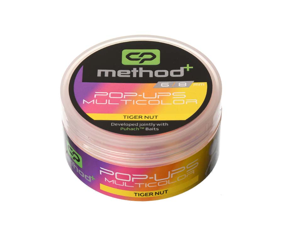 Бойлы Carp Pro Method⁺ Multicolor Pop Ups 8/6мм Tiger Nut