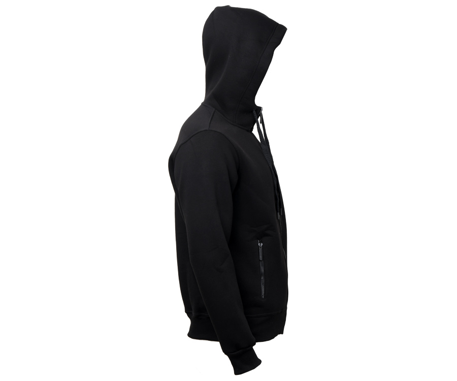 Худи Carp Pro Delight Footer Fullzip Black S