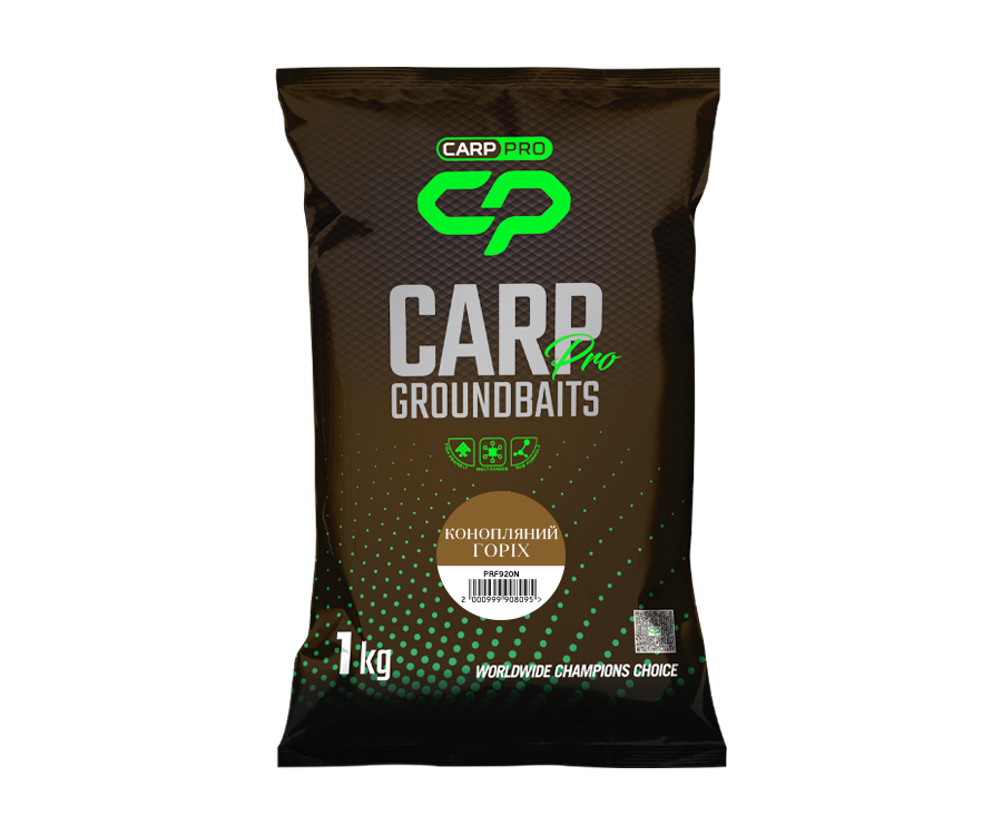 Прикормка Carp Pro Groundbaits Конопляний Горіх