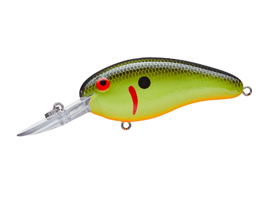 Воблер Bomber Deep Flat A2 63мм Chartreuse Black Scales