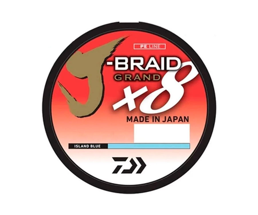 Шнур Daiwa J-Braid Grand X8 135м 0.06мм Island Blue