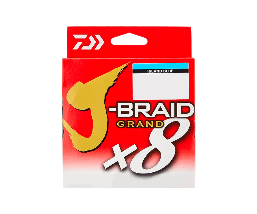 Шнур Daiwa J-Braid Grand X8 135м 0.06мм Island Blue