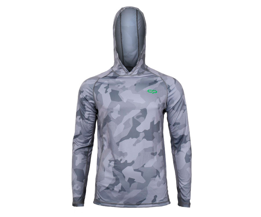 Джерсі з капюшоном Carp Pro Jersey Gray Camo M