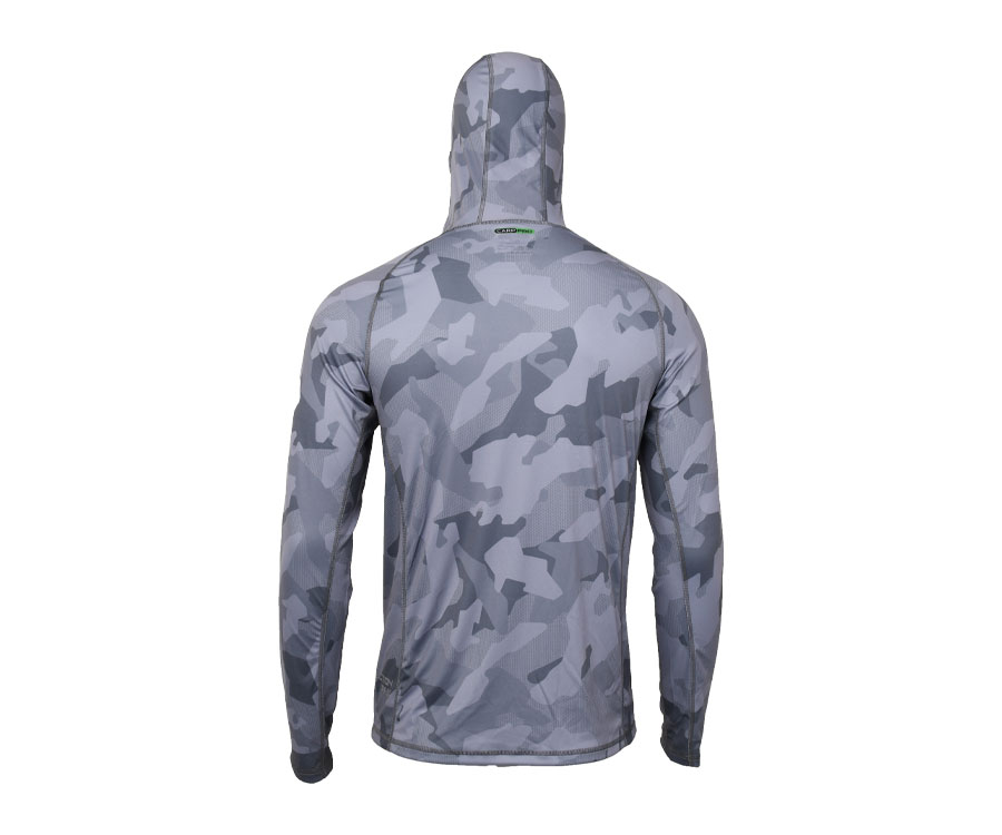 Джерсі з капюшоном Carp Pro Jersey Gray Camo M