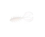 Твістер Angry Baits Chubby Craw 2,4" 49 White Silver Electric Glitter UV