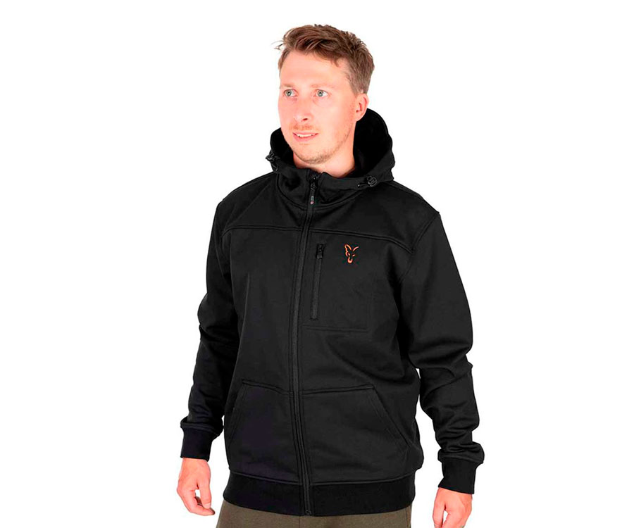 Куртка Fox Collection Soft Shell Jacket Black & Orange XXL