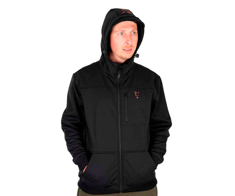 Куртка Fox Collection Soft Shell Jacket Black & Orange XXL